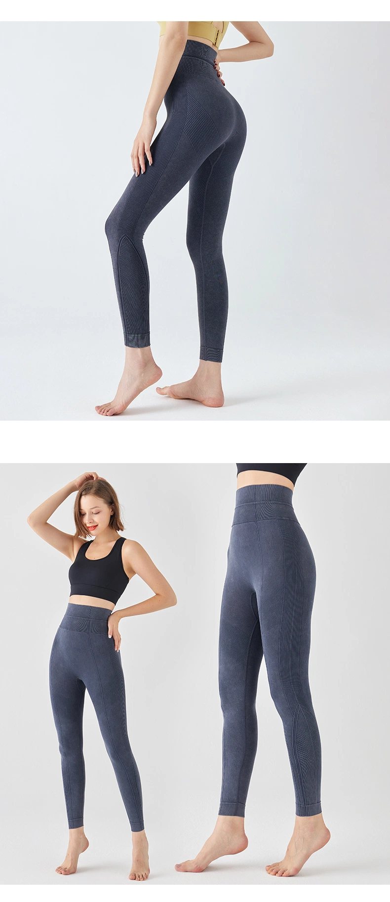 Butt Lifting High Waisted Seamless Workout Gym Yoga Leggings for Women