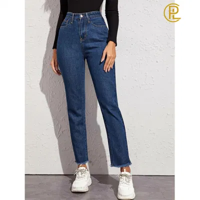 Vente en gros Jeans En Denim De Mode Lady Commute