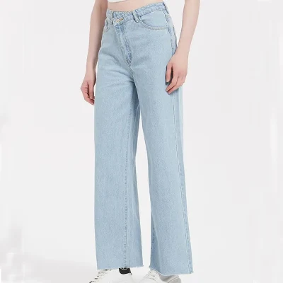 Jeans en Denim pour femmes, taille haute, slim, détruit, petit ami, déchiré, vente en gros