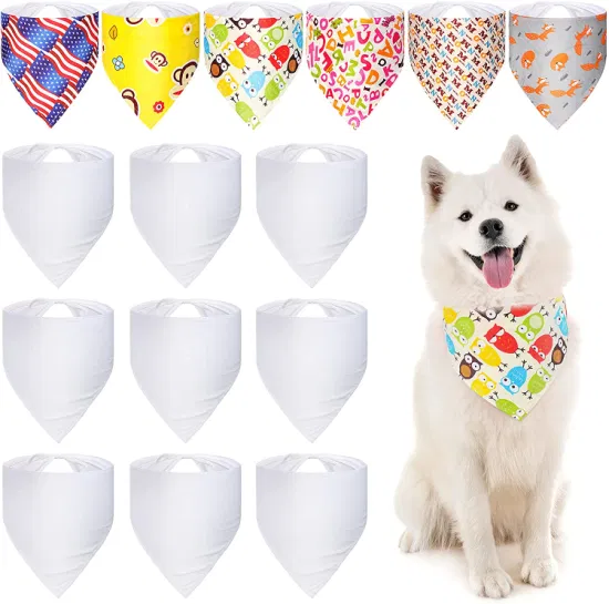 Aibort – produits personnalisés pour animaux de compagnie, serviette de salive imprimée, collier pour chien et chat, écharpe triangulaire